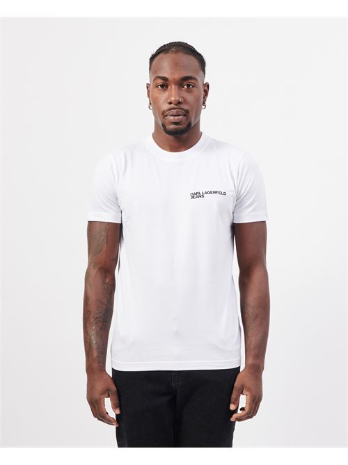 T-shirt uomo Karl Lagerfeld basic girocollo KARL LAGERFELD | 241D1700J109